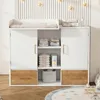 Flieks Wickelkommode Wickeltisch mit Baby-Wickelgitter, Produktbild-Vorschau 3
