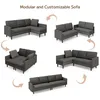 BEALIFE Ecksofa mit Schlaffunktion 200x130x65 cm | 4-Sitzer Produktbild-Vorschau 5