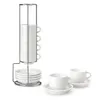 MALACASA 6-tlg Tassen Set, Porzellan Set, Kaffeetasse mit Produktbild-Vorschau 1