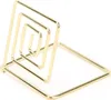 Visitenkartenhalter, 10er-Set, Metall, goldfarben, mini, Produktbild-Vorschau 4