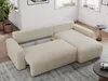Boucle Stoff, Boucle Couch, Sofa mit Schlaffunktion und Produktbild-Vorschau 5