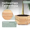 holz4home® Outdoor Pflanzkübel M I 6-Eckig aus Tannenholz Produktbild-Vorschau 3