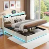 UnboxG Letto matrimoniale moderno in velluto 140x200 cm con Anteprima dell’immagine prodotto 10