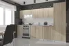 Küchenschrank S40/205 in Weiß und Sonoma Eiche für moderne Produktbild-Vorschau 4