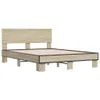 Bettgestell Sonoma-Eiche 120x200 cm Holzwerkstoff und Produktbild-Vorschau 1