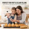 Gebäckpresse aus Edelstahl, 9 Scheiben, 7 Tüllen, Churros-Maker Anteprima dell’immagine prodotto