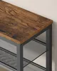 VASAGLE lavice se 3 úrovněmi, botník v industriálním stylu, Náhled obrázku produktu 5