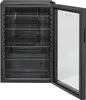 Interior view of an open refrigerator or cooler with shelves. Anteprima dell’immagine prodotto