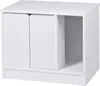 Katzenhöhle Katzenschrank "Zeta", Weiß Produktbild-Vorschau 1