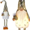 Gnomo di Natale luminoso 78 cm Gnomo di Natale con luce Anteprima dell’immagine prodotto 1