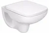 sanicomfort Hänge Wand-WC OPIA, eckig, spülrandlos, Abgang Produktbild-Vorschau 1
