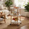 Lebensmittelwagen rund 3 Ablagen Design Nordic Räder Biky Produktbild-Vorschau 2