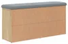 vidaXL Lavice na boty Sonoma dub 102x32x50 cm Materiál na Náhled obrázku produktu 4