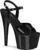 ADORE-709GP Damen Sandale von Pleaser, Schwarz  , EU 38, US Produktbild-Vorschau 1