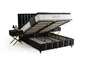 GOLDEN Polsterbett  180x200  - Farbe: Schwarz - Set:  Produktbild-Vorschau 3