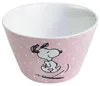 The Peanuts Schüssel Snoopy - Müslischale Schale Rosa mit Produktbild-Vorschau 2