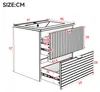 Wandgemonteerde wastafel met twee stille lades en een Productafbeelding-voorbeeld 4