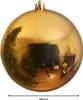 Bruchfeste Outdoor XL Weihnachtskugel Goldfarben Ø 20 cm Produktbild-Vorschau 3