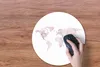 MuchoWow® Mauspad Mousepad Weltkarte - Marmor - Rosa 40x40 Produktbild-Vorschau 3