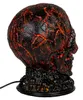 Totenkopf Lampe Lava Effekt – Halloween Tischlampe mit LED Produktbild-Vorschau 4