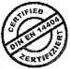 A circular stamp with text indicating certification. Anteprima dell’immagine prodotto
