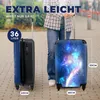 MuchoWow® Koffer Handgepäck Trolley Rollkoffer Kleine Produktbild-Vorschau 5