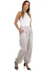 297 Mississhop Damen leichte einfarbige Hose Sommerhose Produktbild-Vorschau 3