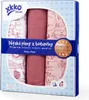 xkko Couches en coton Old Times Organic, set de 3 Mesa Rose Voir les images du produit 1