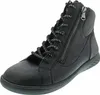 A studio shot of a black high-top sneaker. Anteprima dell’immagine prodotto