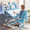 2Pcs/Set Kinder Studie Schreibtisch Stuhl Set, Produktbild-Vorschau 2