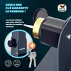 MONZANA® Parkovacia zábrana 2 kľúče skladacia integrovaný Náhľad obrázku produktu 6