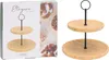 EXCELLENT HOUSEWARE Etagere aus Bambus Kuchenplatte Produktbild-Vorschau 24