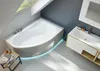 Badewanne Asymetrisch 85x150 cm mit Ablaufgarnitur und Produktbild-Vorschau 1