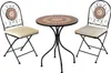 LEX Mosaik Eisen Bistro-Set Tisch+2 Stühle inkl. 2 Produktbild-Vorschau 1