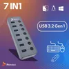USB 3.0 Hub Aktiv 7 Port Reagle USB A Multiport Adapter mit Produktbild-Vorschau 2