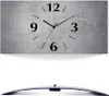 ARTland Wanduhr, gebogen Funkuhr - schwarzer Zeiger Grauer Produktbild-Vorschau 1