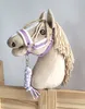 Súprava Hobby Horse: ohlávka A3 s bielou kožušinou + Náhľad obrázku produktu 1