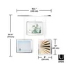 A diagram showing the dimensions of a multi-photo frame display. Podgląd zdjęcia produktu