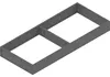 Telaio per cassetti Blum Ambia-Line largo - 472x200x50 mm, Anteprima dell’immagine prodotto 1