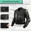Protektorenjacke mit Detail-Inlays zu verstellbaren Schultern, verstellbaren Ärmeln und breiterem Bund mit Klettverschluss. Produktbild-Vorschau