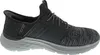 A side view of a black and gray Skechers sneaker. Anteprima dell’immagine prodotto