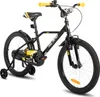 HILAND 20 Zoll Kinderfahrrad mit Stützrädern Handbremse Produktbild-Vorschau 1