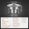 A diagram of a chimney cap with dimensions and specifications. Voir les images du produit