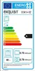 An energy efficiency label for an appliance, showing different energy classes and consumption details. Produktbild-Vorschau