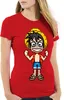 style3 Pixel Luffy Damen T-Shirt piece strohhut pirat one, Produktbild-Vorschau 1