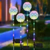 4er Pack 6-LED Garten Solarlampen Löwenzahn Blumen Produktbild-Vorschau 1