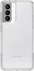 A clear, studio shot of the back of a transparent phone case on a white background. Produktbild-Vorschau