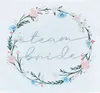 Tovaglioli floreali Team Bride, 16 pezzi, 33x33cm Anteprima dell’immagine prodotto 1