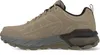A side view of a tan hiking shoe against a white background. Produktbild-Vorschau