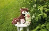 NICI Plüsch-Braunbär liegend, 20 cm (Öko-grün) Produktbild-Vorschau 6